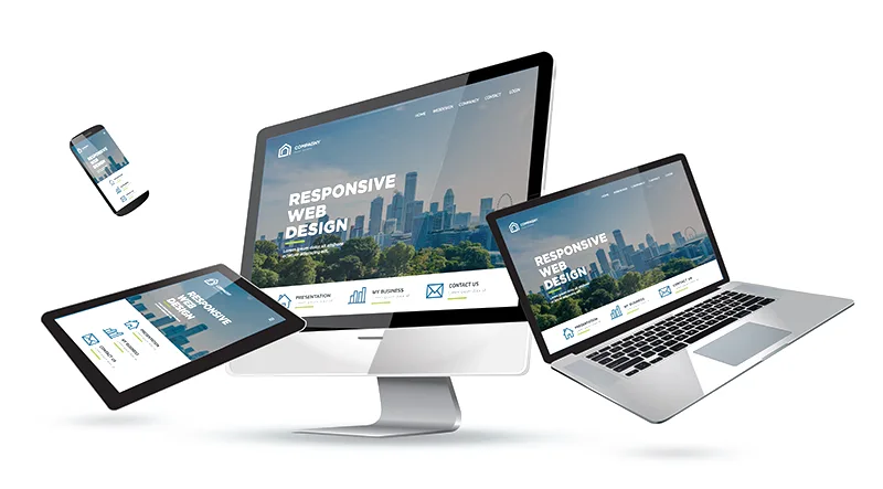 Responsive Darstellung einer Makler-Website